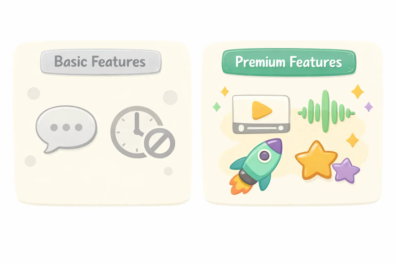 Comparison of ChatGPT Free versus Plus message limits and features