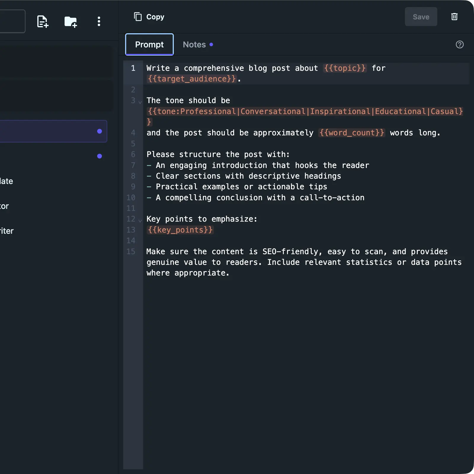 Templates that adapt to every situation